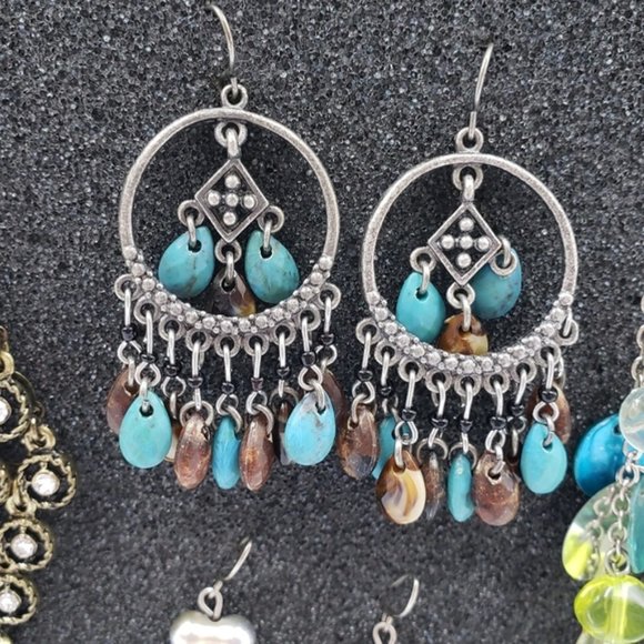 DANGLE Earrings Lot of 4 Pairs - Picture 3 of 10